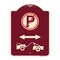 Signmission No Parking Tow Away Zone W/ Graphic Heavy-Gauge Aluminum Sign, 24" x 18", BU-1824-23793 A-DES-BU-1824-23793 - alternate 1